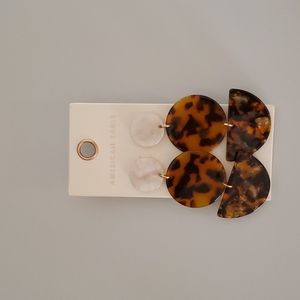 American Eagle tortoise style earrings